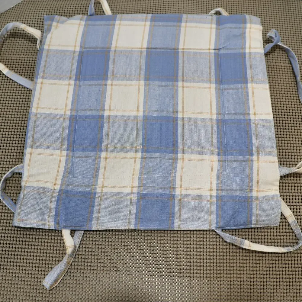 Fabric Basket Blue Plaid Quilted 8x8 Baking Dish Holder Park Imports New